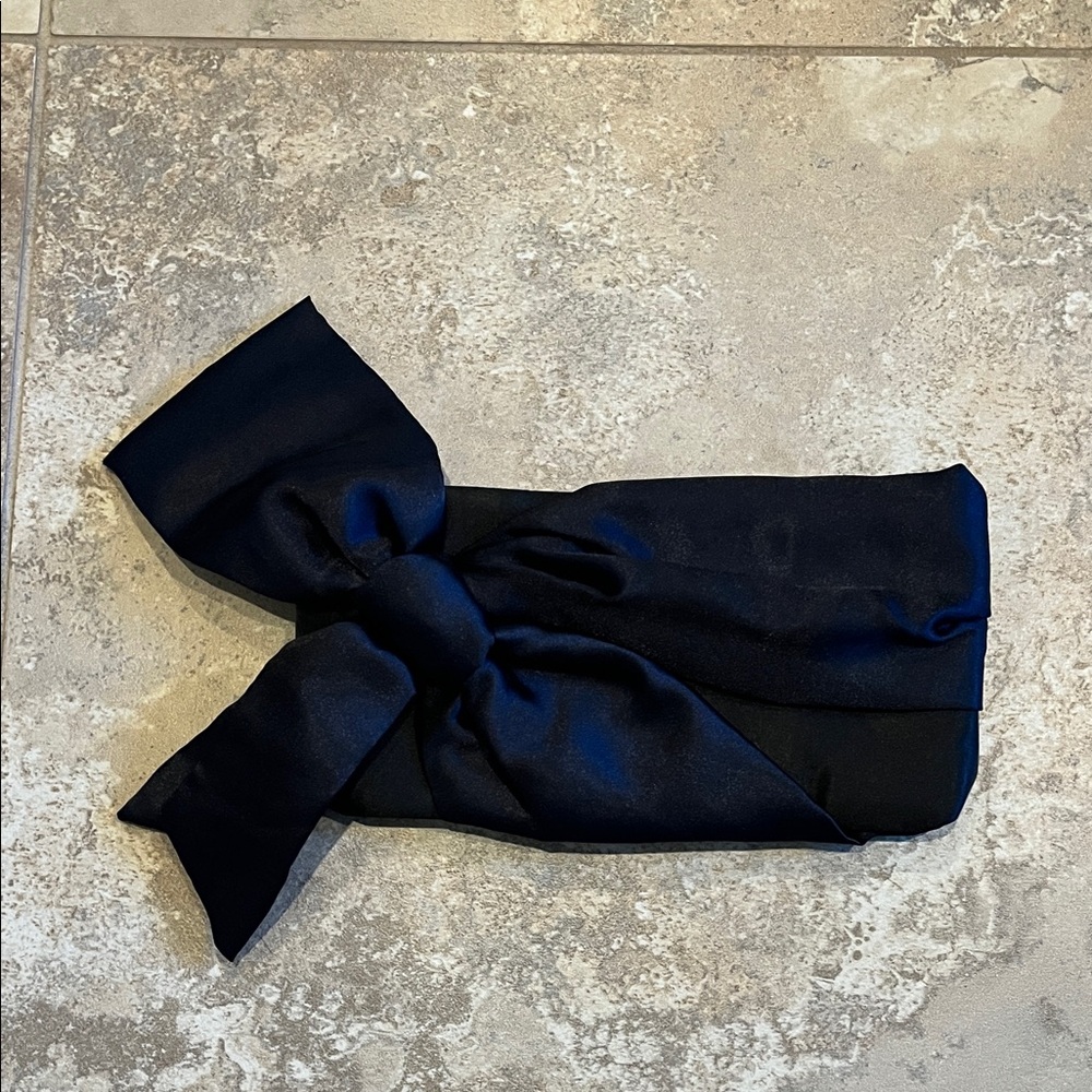 Steve Madden Navy Blue Clutch with Bow